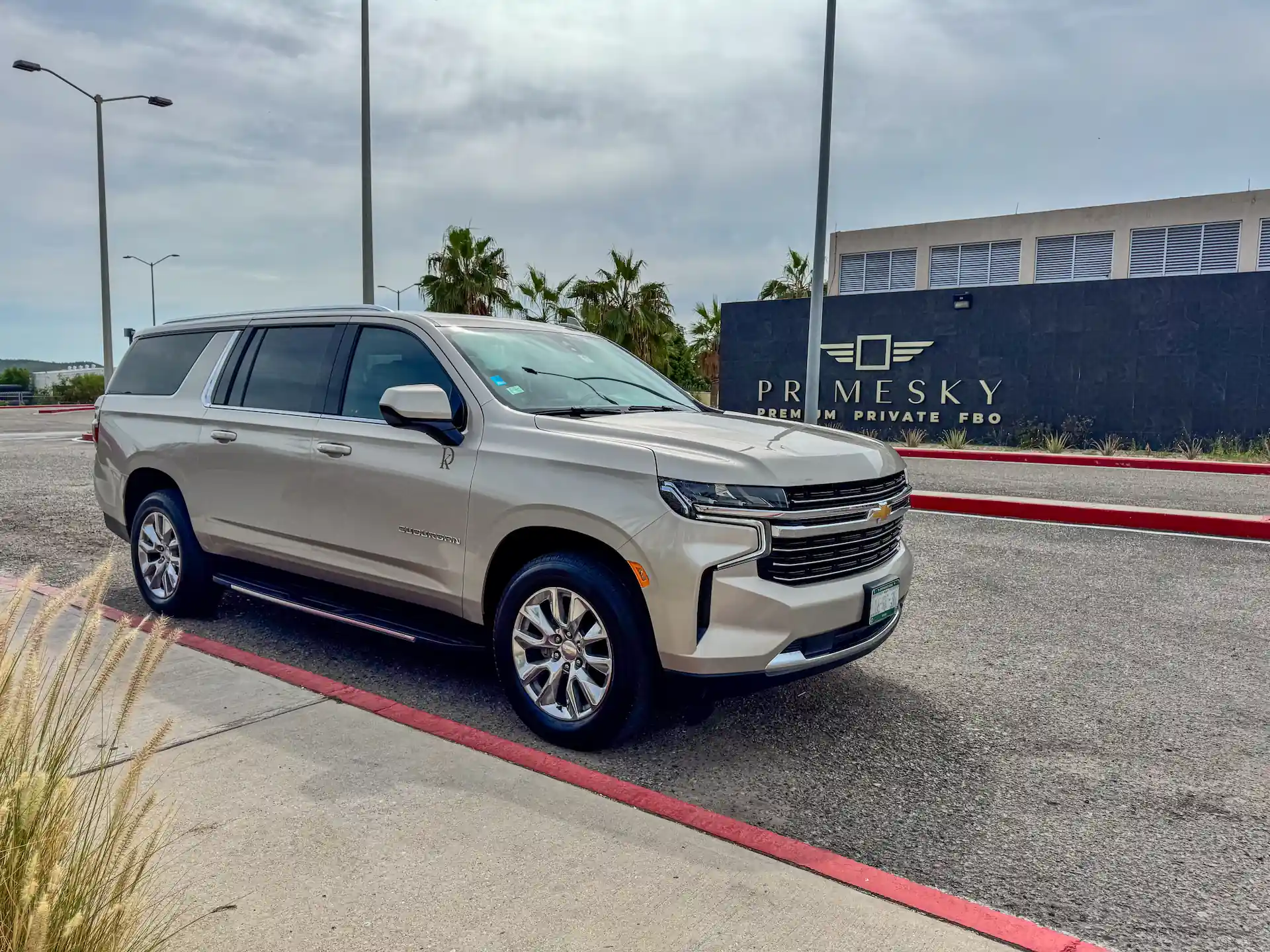 Private FBO vehicle providing Cabo Airport Shuttle service at Los Cabos International Airport